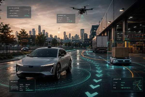 Autonomous Systems & Mobility: How Machines Perceive Their Environment and Act Independently