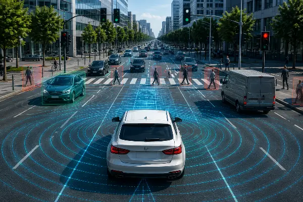 Smart Cities: When Vehicles, Infrastructure and Sensors Communicate